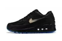 nike air max 90 premium femmes black gold crystal femmes hommes